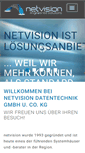 Mobile Screenshot of net-vision.de