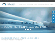 Tablet Screenshot of net-vision.de